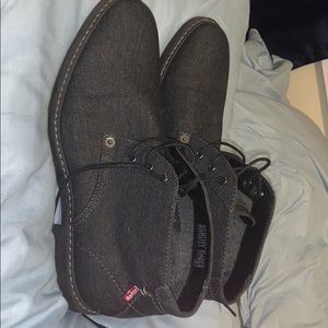 Dark Jean Fabric shoes